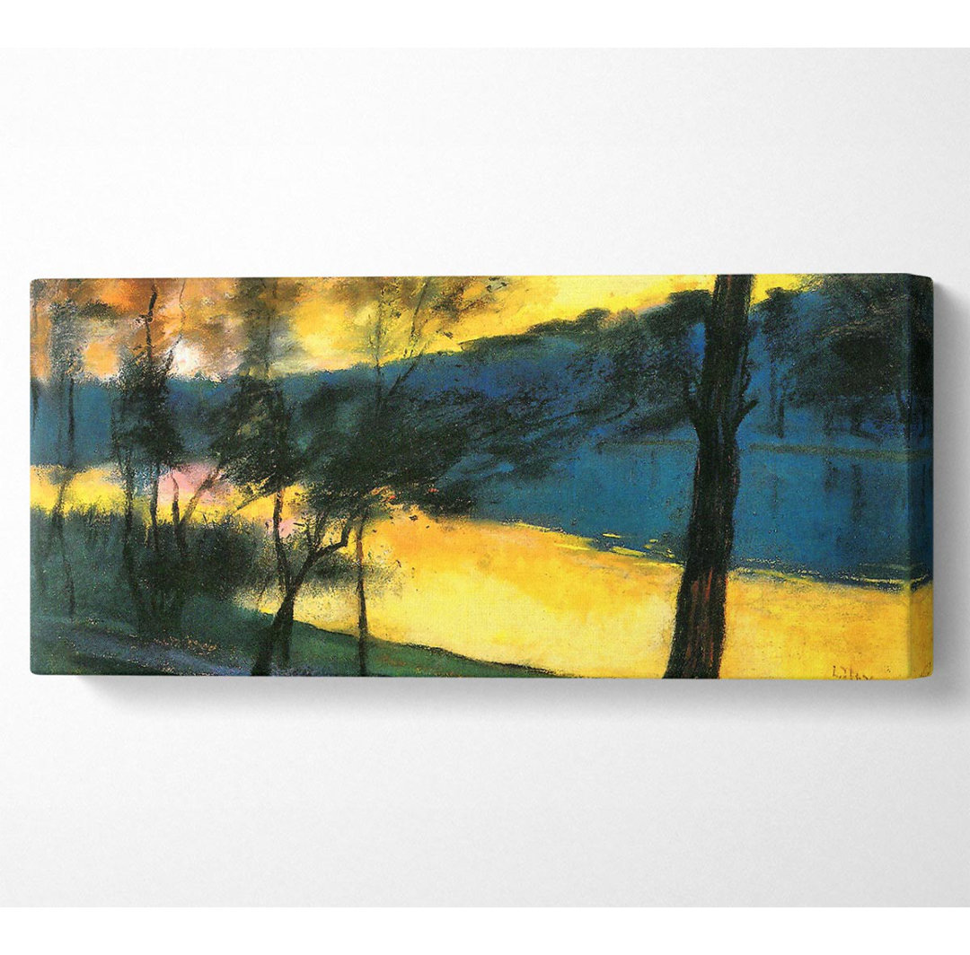 Lesser Ury Landschaft Panoramaleinwand