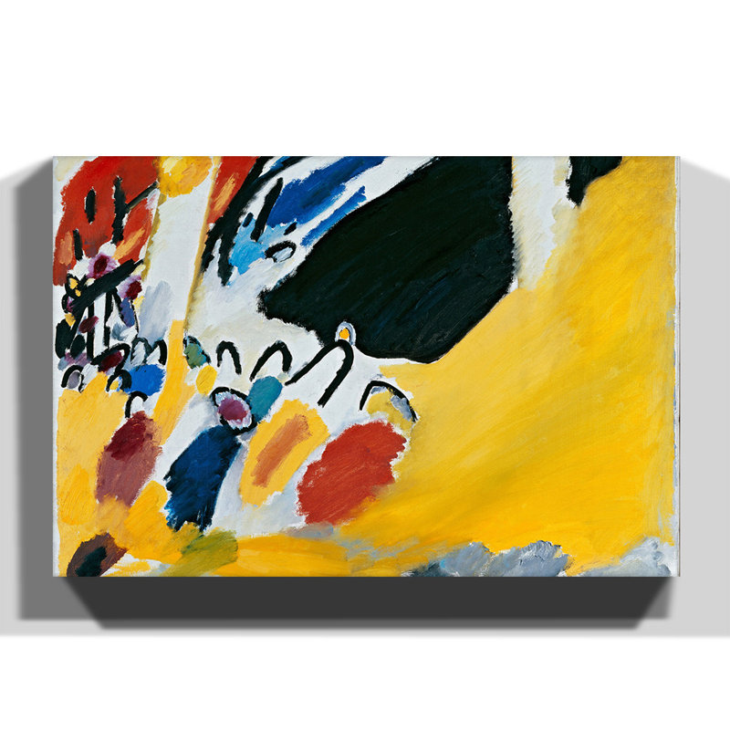 Wassily Kandinsky - Wrapped Canvas, 70cm H x 100cm W