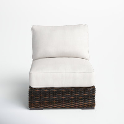 Parris Armless Patio Chair with Sunbrella® Cushions
