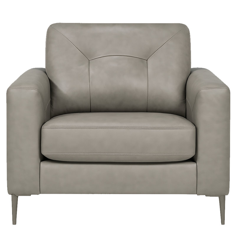 Solera Leather Chair, Ivory