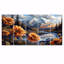 «Alaska Denali National Park Flower Mountain River», ensemble d'art mural Alaska-1054284941