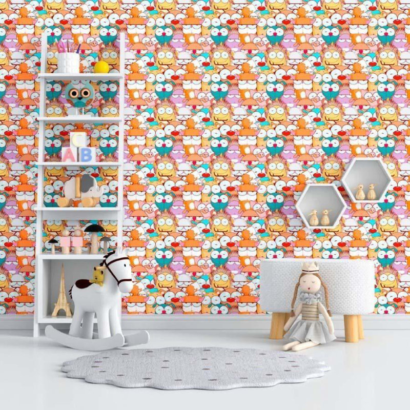 Rouleau de papier peint adhésif doux L 126 po x l 24 po