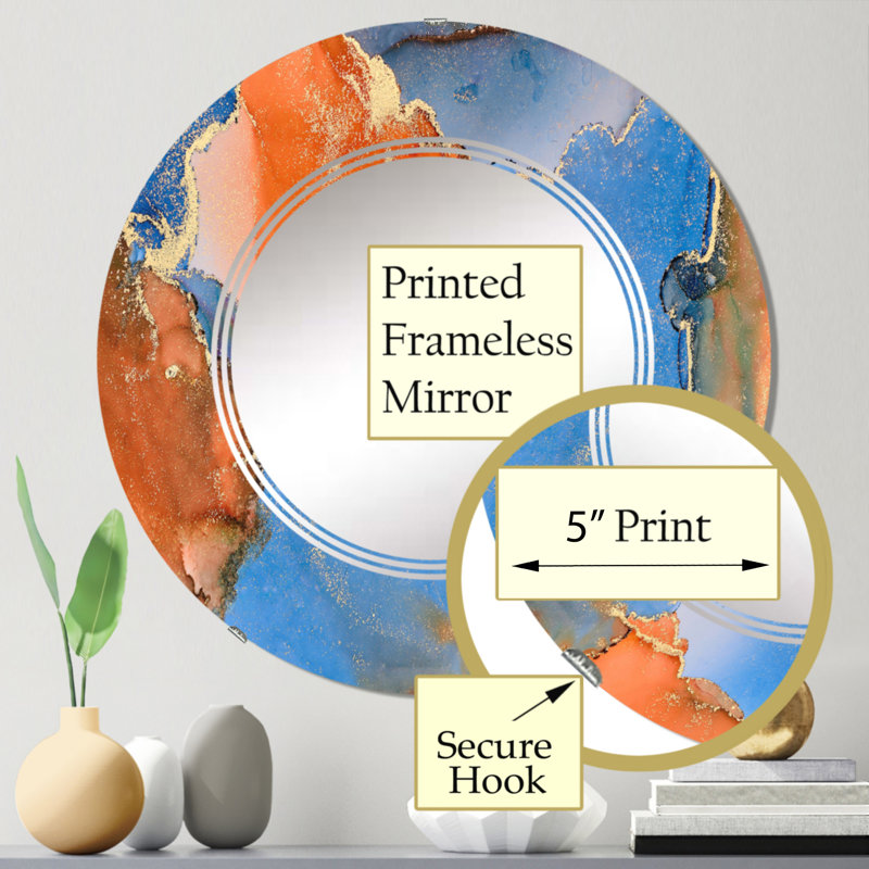 Miroir de salle de bain sans cadre, 24 po x 24 po