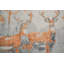 Tapis élégant avec motif de cerfs 5 x 8