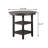 42.4"W & 18.9"W Transitional 5 Pc. Counter Ht. Table Set, Gray