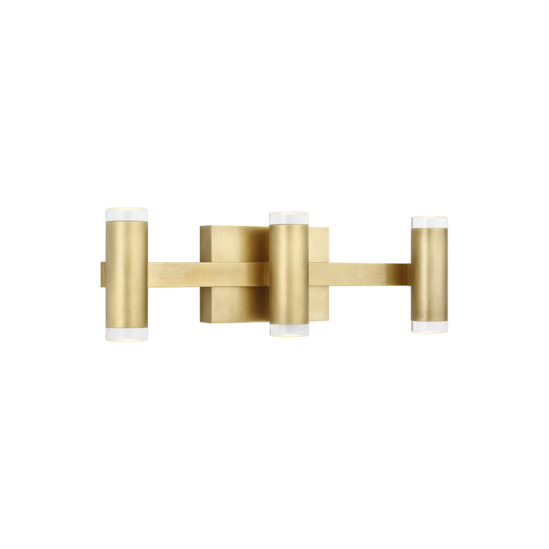 Dobson II 3-Light Bath, Hand Rubbed Antique Brass