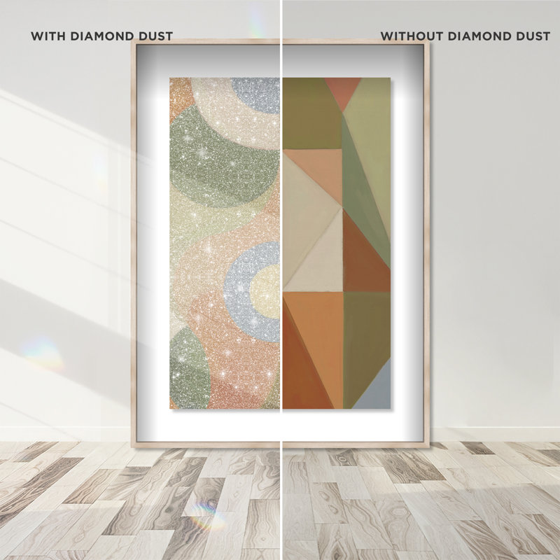 Adore You Shadowbox Abstract Print by Oliver Gal, Black Frame, 10 x 15, Natural Oak Shadowbox, 31.5"H x 46.5"W
