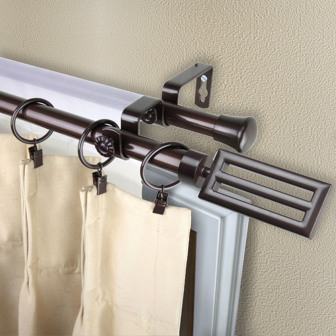 Sterling Adjustable Double Curtain Rod Rod Desyne 