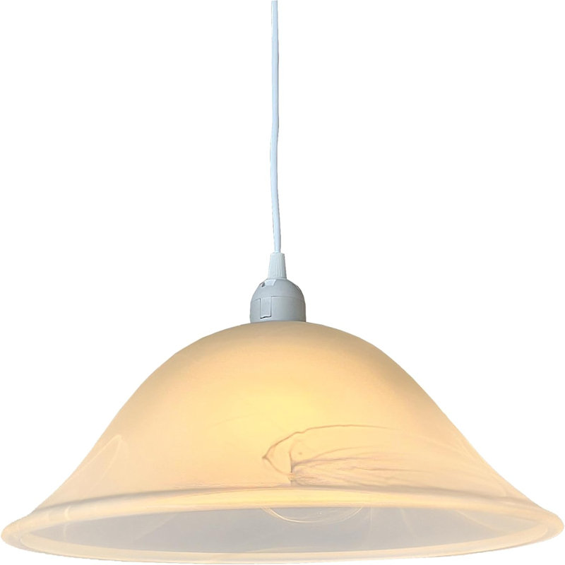 White Glass Bell Shade
