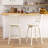 Deshanay Swivel Solid Wood Counter Stool-2120188317