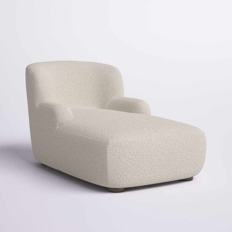 Méridienne Alura, Écru luxe bouclé