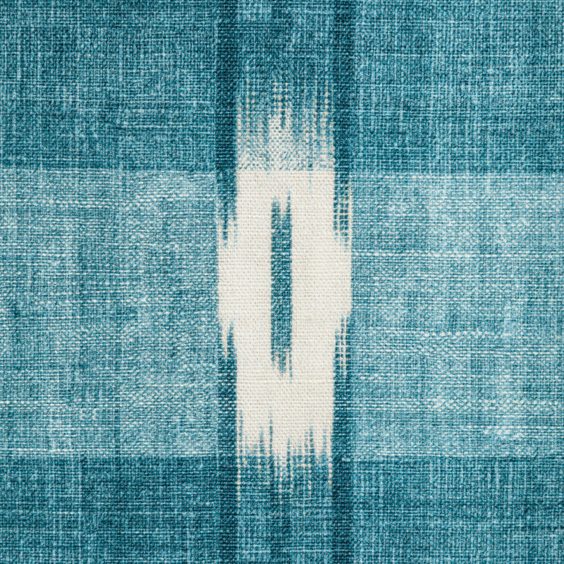 Manoir Girard Cotton Blend Fabric, Teal