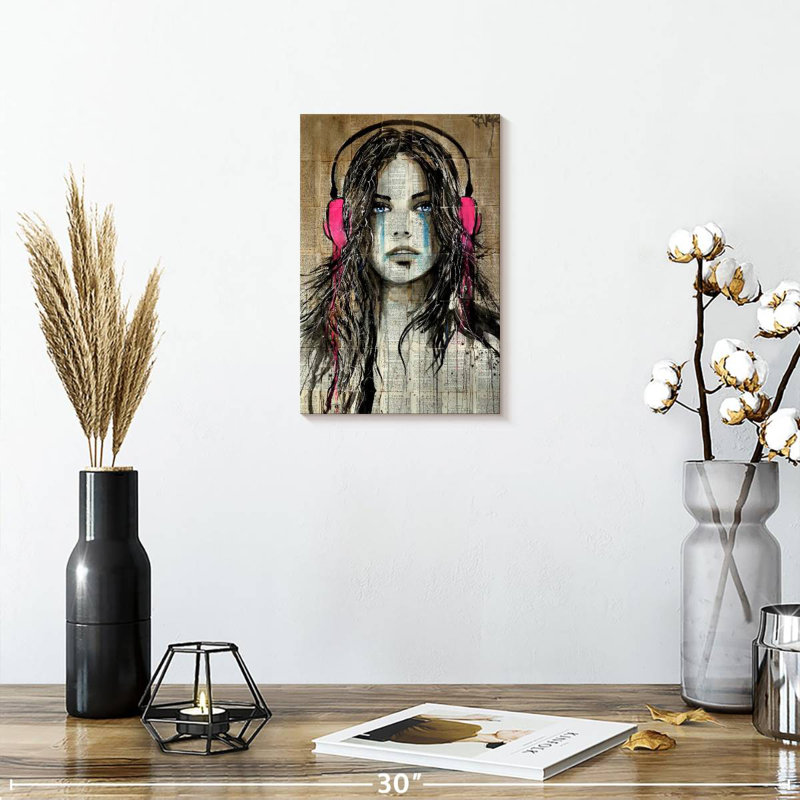 Leisha Wired For Sound, 12" H x 8" W