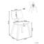 Set of 2 Dining Chairs DIANA Wood-1049579859