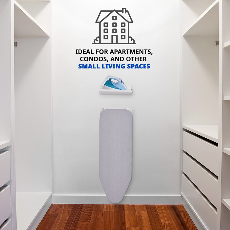 Metal Mounted Ironing Board / Centre