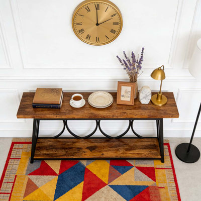 Table de couloir, console rétro