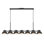 Atlas 42-in Black Linear Pendant