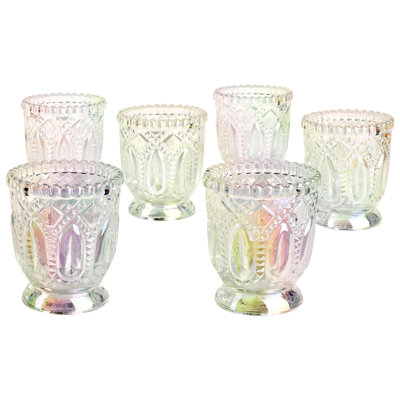 3'' H Glass Tabletop Votive Holder