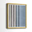 «Abstracto Azul I», reproduction encadrée de qualité supérieure - prête à être accrochée - aucun clou requis - aucun clou requis-976602382-976602369