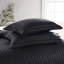 Microfiber Striped Bedding with Pillowcases-67711180-67711177