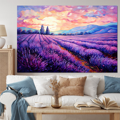 Vangogh Lavender Fields II - Décoration murale Vangogh