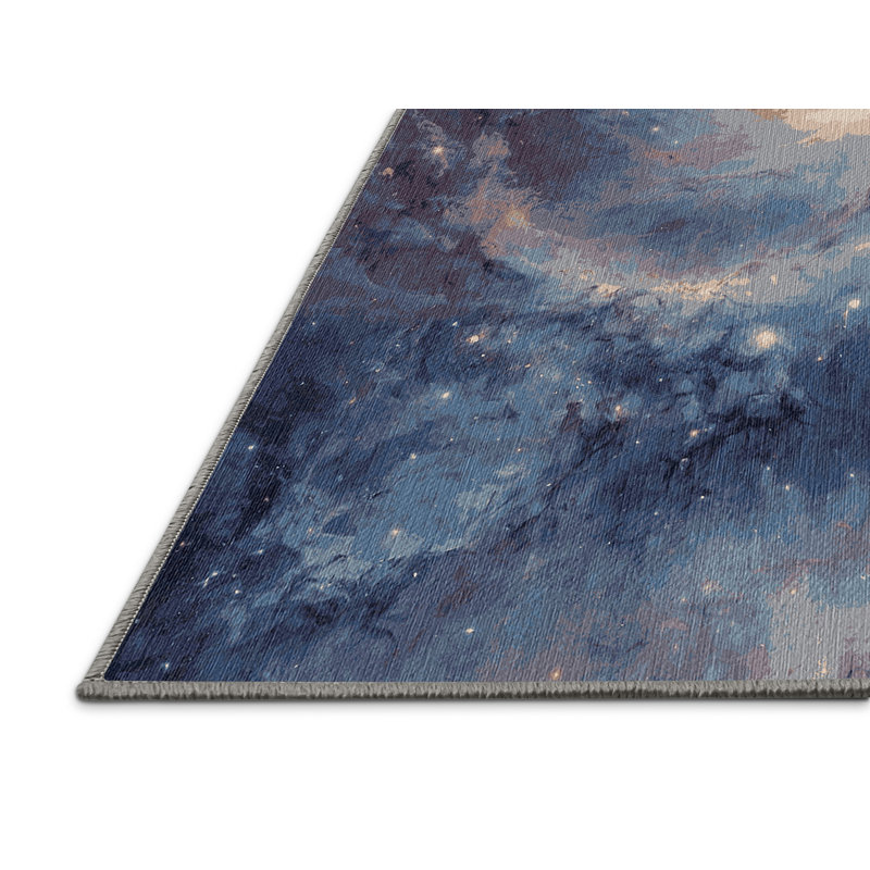 Tapis gris lavable à la machine, Rectangle 6 pi x 9 pi