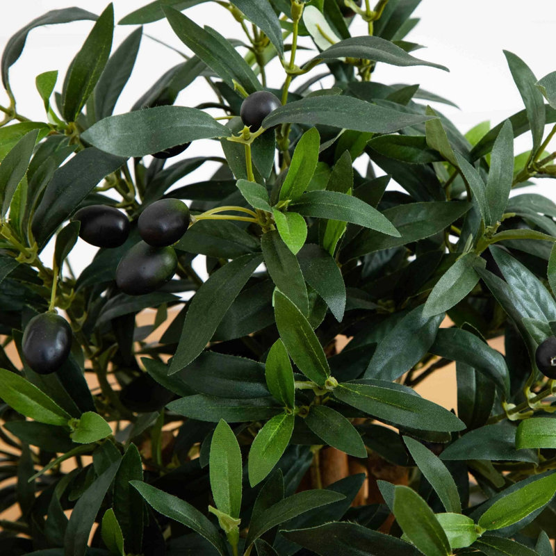 Artificial Olive Tree in Bowl Planter