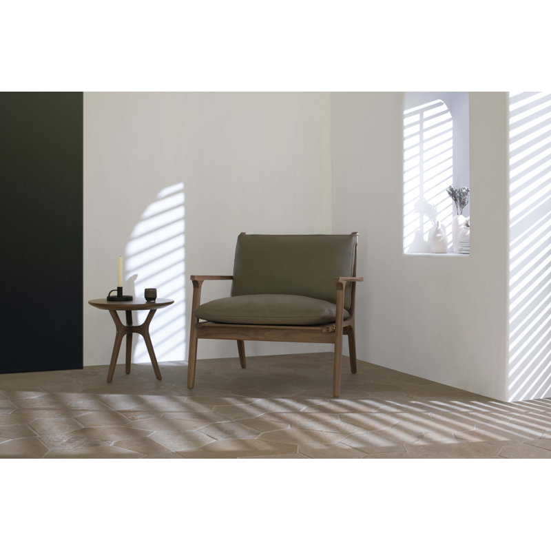 Chaise longue Ren, Noyer naturel