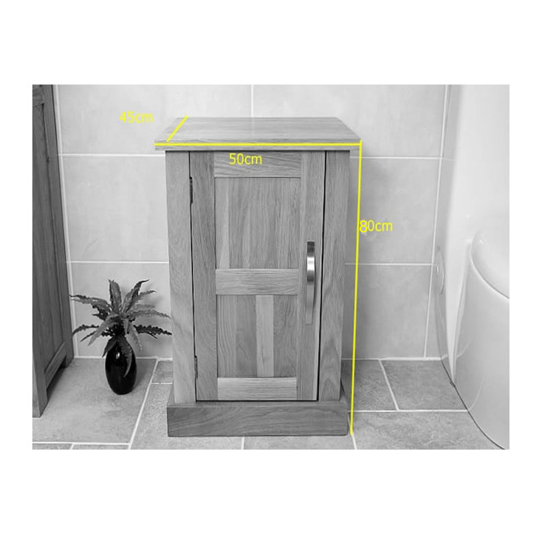 Eberly Solid Wood Bathroom Cabinet