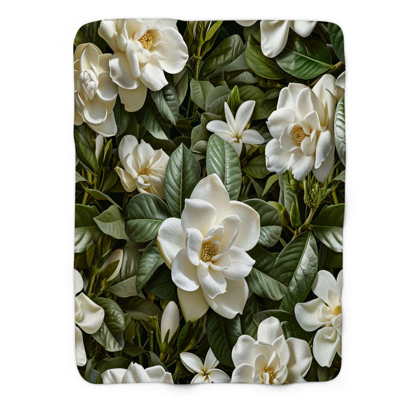 Parfum de gardénia parfumé - 1 pièce Sherpa Premium, Grand lit