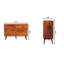 Commode double 6 tiroirs l 47,24 po en bois massif