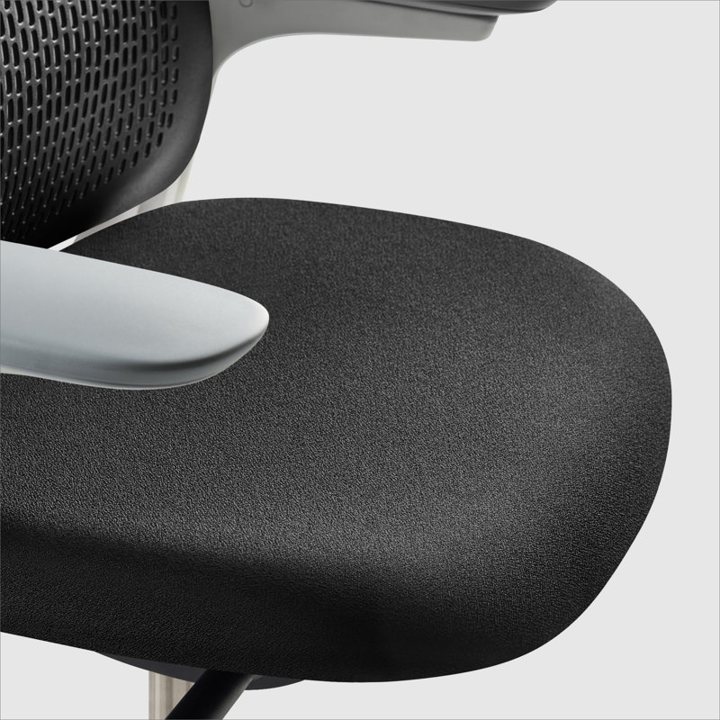 Haworth Breck Office Chair, Coal, White
