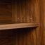 Armoire garde-manger arquée de 72 pouces avec portes cannelées et tiroir caché-1409333139