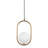 Denney 1 - Light Gold Single Pendant
