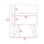 Table de chevet 1 tablette 1 tiroir-764755108