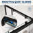 36" D x 36" W x 72" H Square Framed Corner Shower Enclosure, Double Sliding Shower Door with 1/4" (6mm) Clear Tempered Glass, Matte Black Finish-122807671