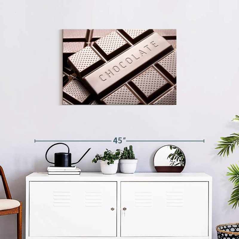Chocolate Bar Pile, 20" H x 30" W