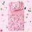 Pink Flowers Bedding Set-1857353006