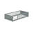 Kids Floor Platforms Bed With Built-in Book Rack,twin-size Floor Bed With Fence No Door Included-123042473