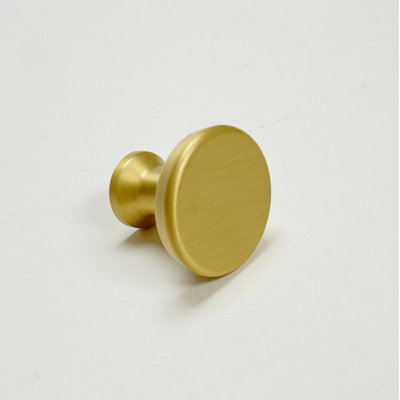 Solid Brass "Collin" Round Cabinet Knob