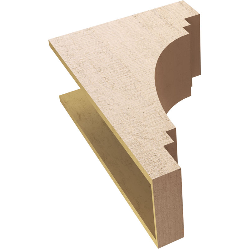 Bois de cèdre brut Pescadero, Corbeau Thane, brun clair apprêté, H 30 po x l 10 po x P 20 po