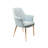 Odetta 18.32'' H Velvet Upholstered Armchair-2074198773