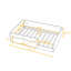 Lit tapissier au sol avec tissu en peluche doux et garde-corps-1068516034-1068516045