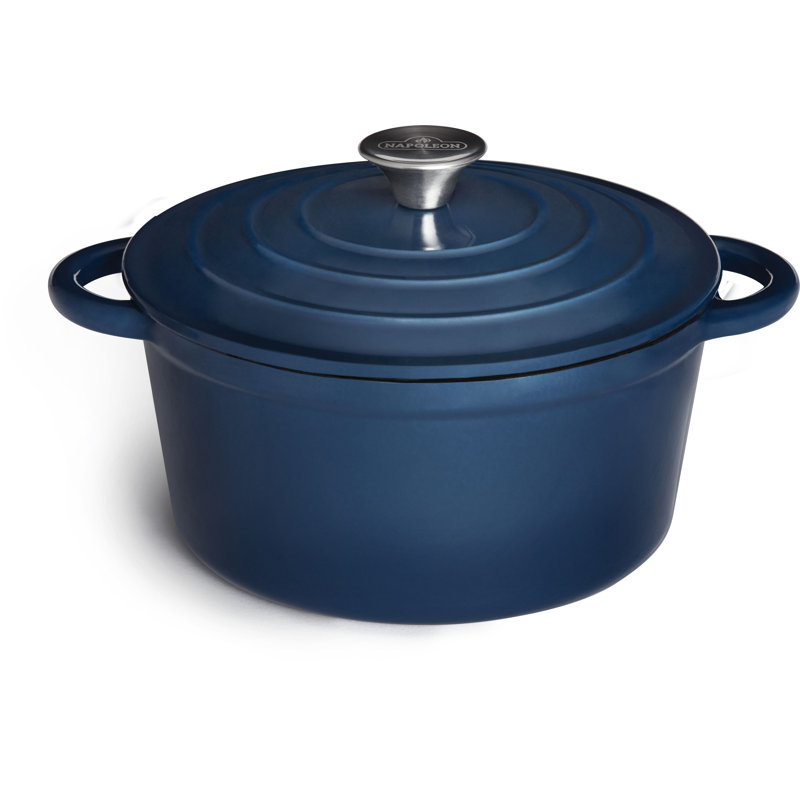 Plat de cuisson rond en fonte Napoleon Accessoires de barbecue - 70152 - Couvercle inclus, antiadhésif, multifonctionnel