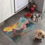 Oriental Landscape Art - Tapis d'alimentation en os 1 pièce