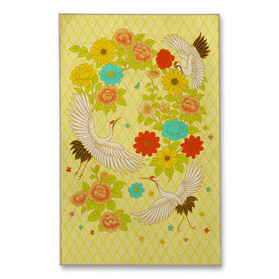 Tapis beige tissé traditionnel Mosso