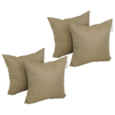 Housse et insert de coussin carré extérieur Premium Premium Jacquard