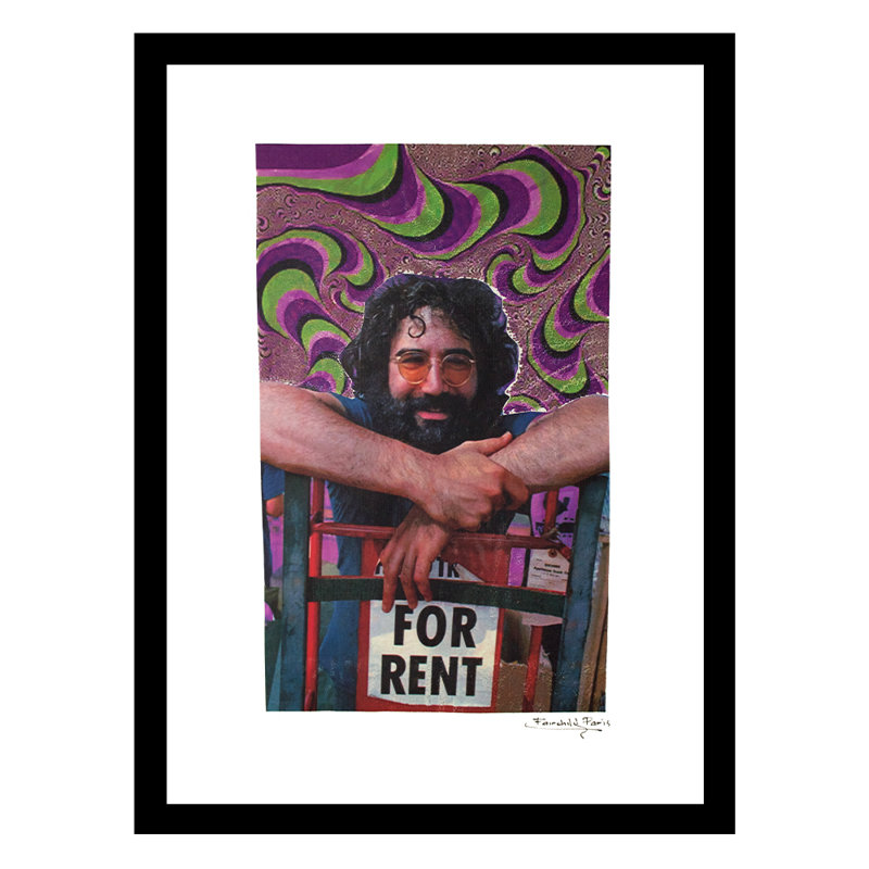 Jerry Garcia Grateful Dead - impression encadrée
