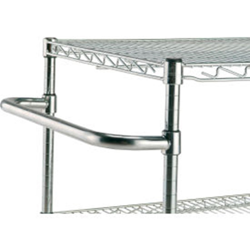 Chrome 18" Safety Push Handle for Shelving Units