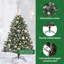 vidaXL Artificial Christmas Tree with Stand Green-1406581493-1406581489